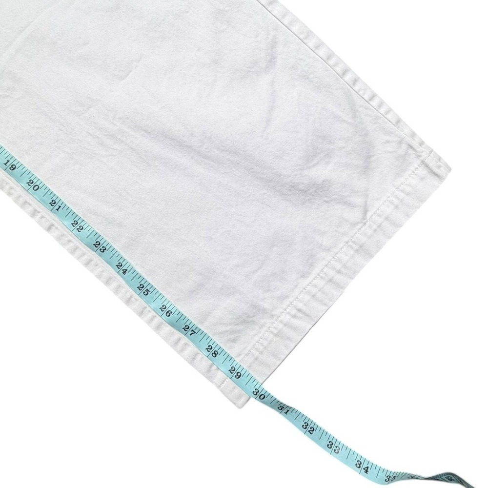 Lauren Ralph Lauren White Wide Leg Cotton Pants Womens 16 - Picture 8 of 9
